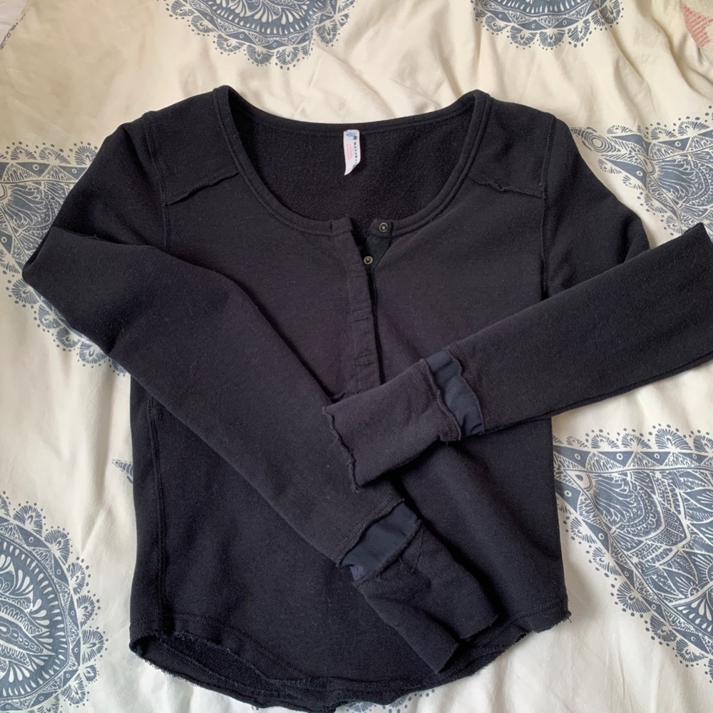 long sleeve free people movement workout shirt